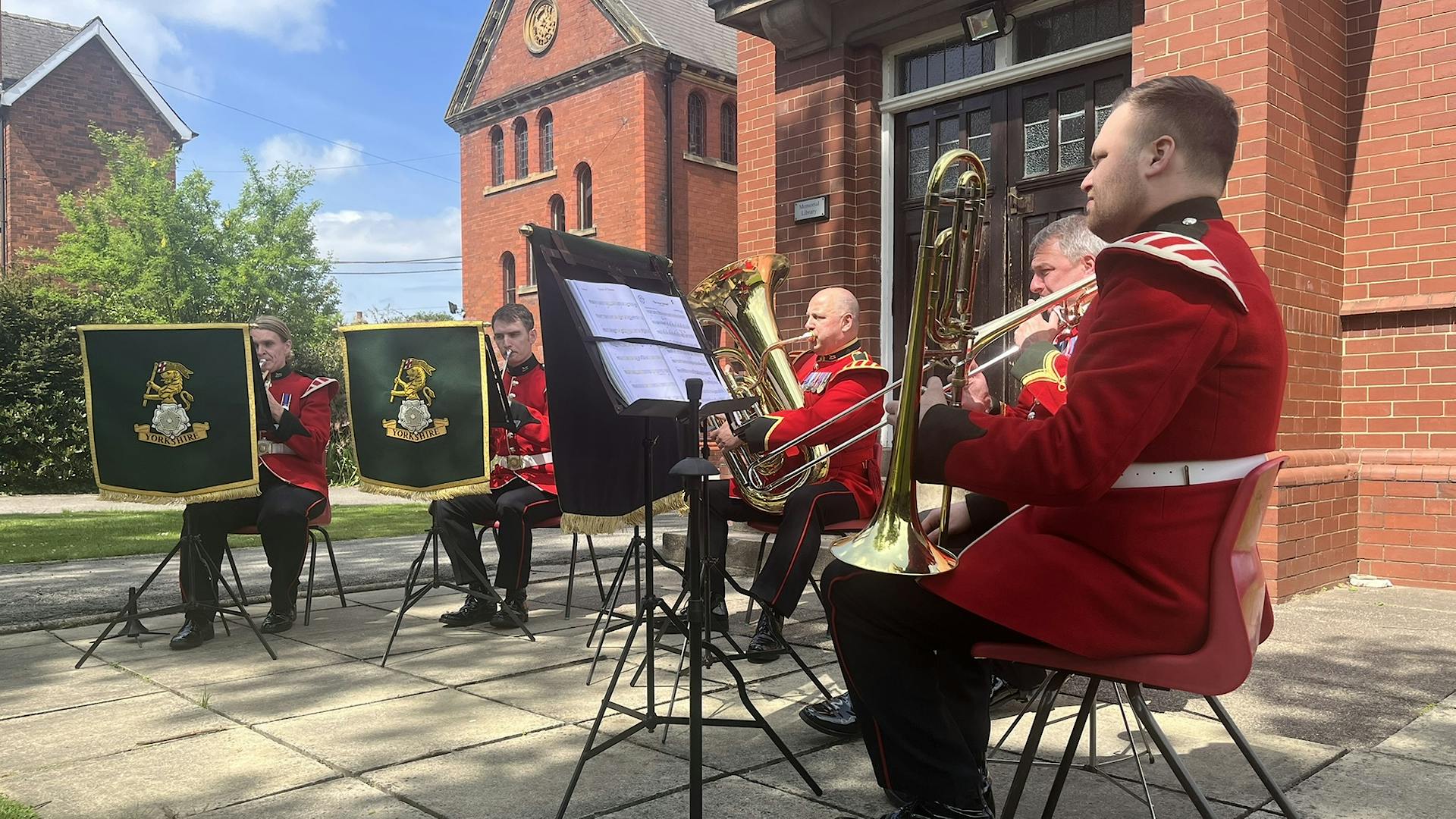 5-piece ensemble from The Royal Yorkshire Regiment Band