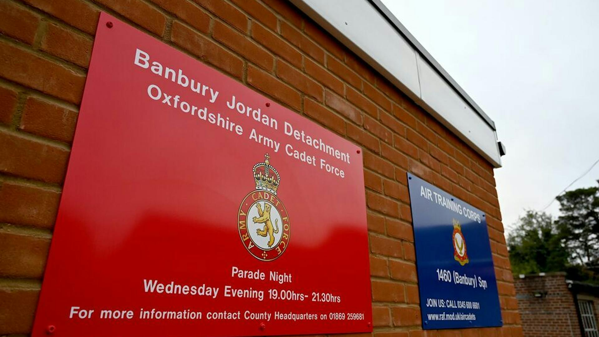 New Signage at the Cadet Centre